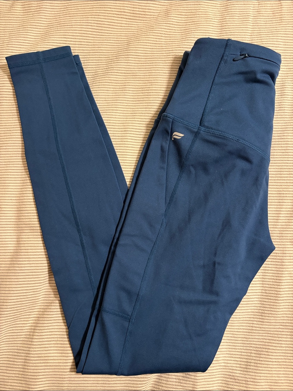 Fabletics Trinity Motion365+ High-Waisted Utility Leggings - Iron Blue -Size XXS